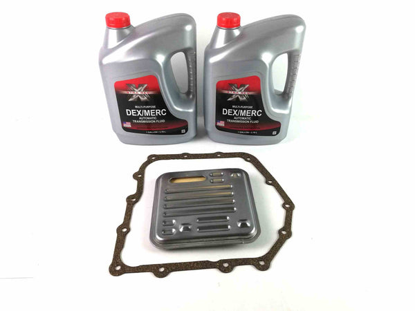 Kit Afinacion 7.56 Litros Dexron III Empaque y Filtro A604