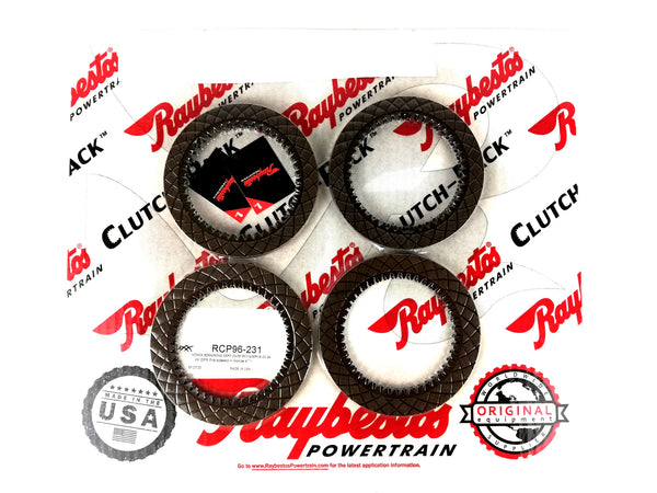 PACK DISCOS DE PASTA RAYBESTOS HONDA BZKA MZKA 2003-06 MCVA MRVA 2002-04 - Transmisiones Veinte 07