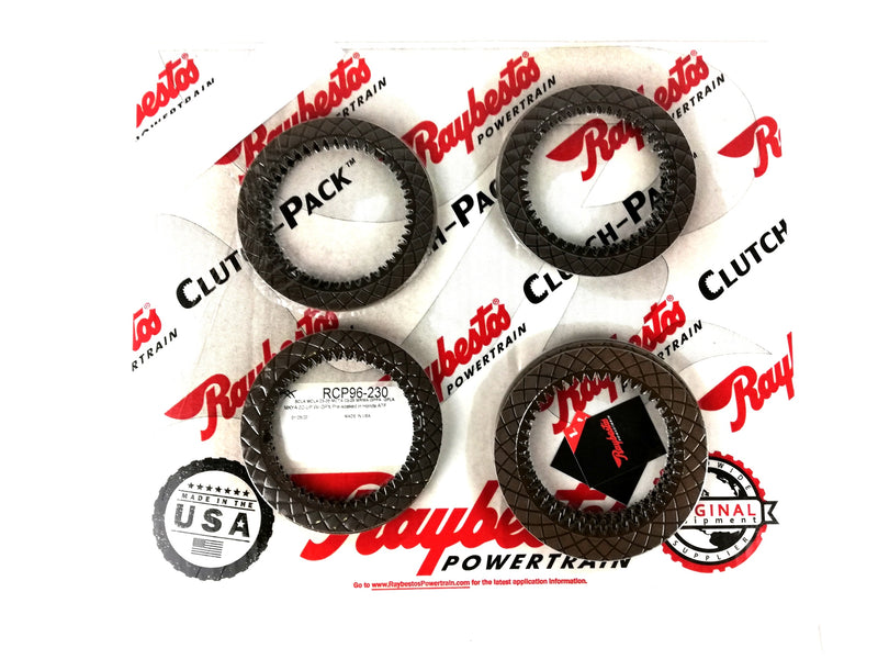 PACK DISCOS DE PASTA RAYBESTOS HONDA 2002-06 BCLA MCLA BZHA BZJA GPLA GPPA MKYA MKZA MRMA MM7A - Transmisiones Veinte 07