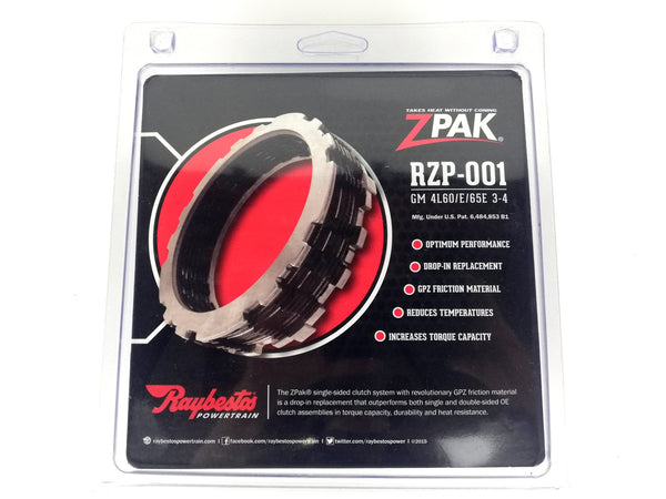 PACK DISCOS DE PASTA RAYBESTOS ALTO RENDIMIENTO ZPACK 3RA-4TA 4L60E 4L65E - Transmisiones Veinte 07