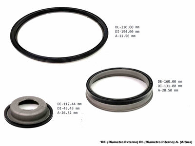 Juego de Pistones Freudenberg 2015/UP 9T45 9T50 9T60 9T65