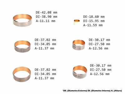 Kit de Bujes VW010 VW087 VW089 VW090 