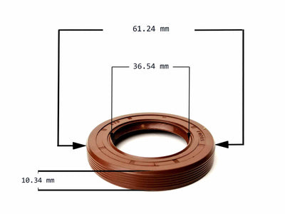 Reten Exterior Izquierdo de Flecha (Lado Casco) ZF4HP16 , Extension ZF5HP18