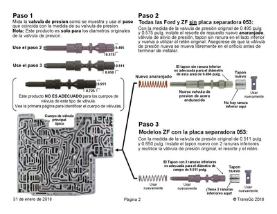 Transgo Shift Kit (2006/14 6R60 6R75 6R80) (2003/UP ZF6HP19 ZF6HP26 ZF6HP32)