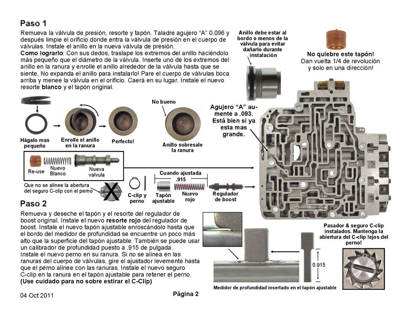 Shift Kit Transgo 1995/UP VW 01M