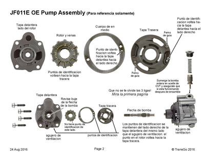 Válvula Control Flujo TransGo JF011E JF015E F1CJA