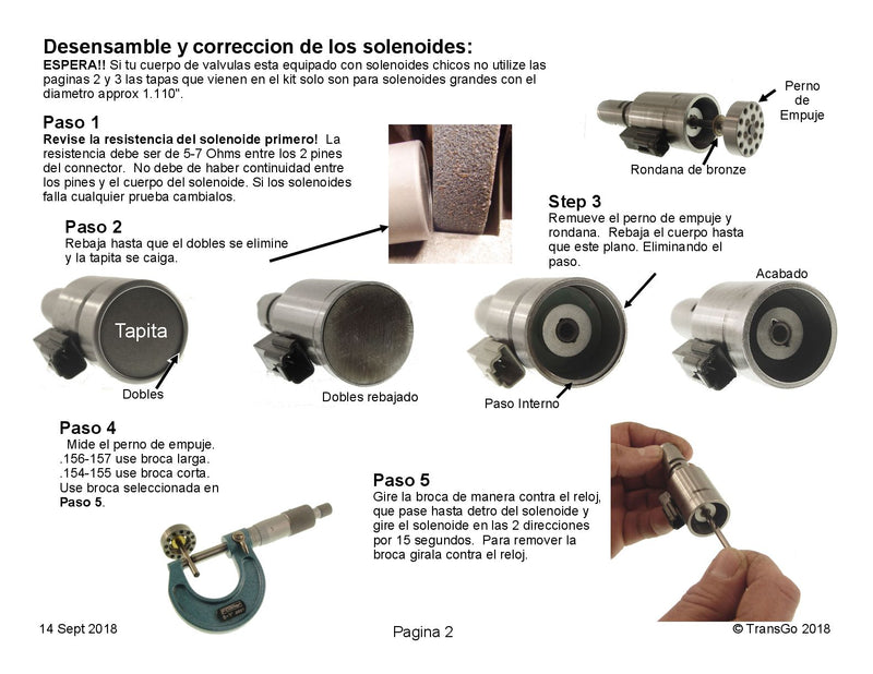 Shift Kit Transgo 09G