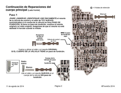 Shift Kit Transgo Facil Instalacion Gen 1 2007/12 6T70 6T75