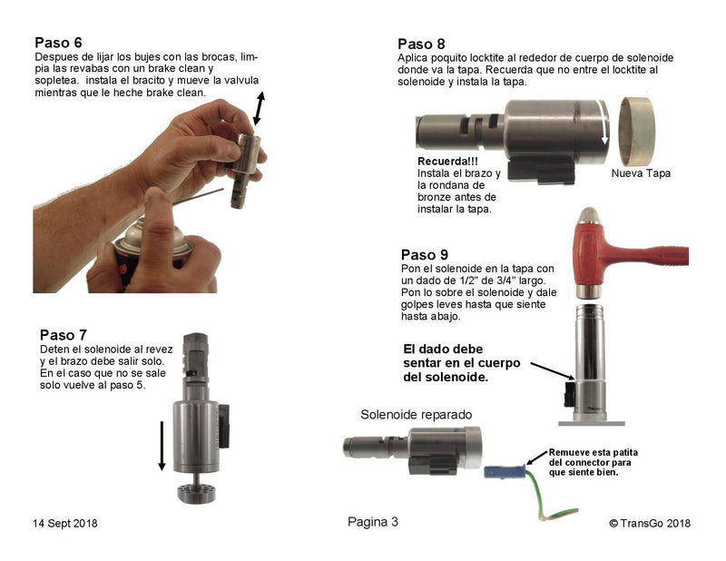 Shift Kit Transgo 09G