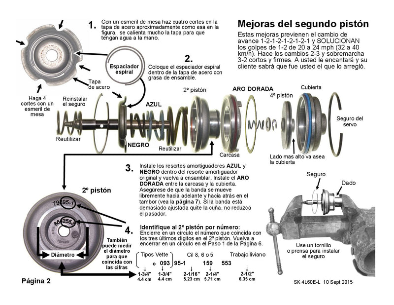 Shift Kit Correccion Fallas Transgo 4L60E
