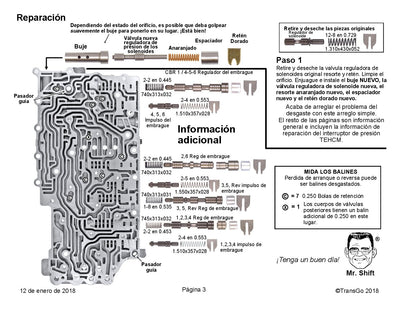 Shift Kit Transgo 6L45 6L50 6L80 6L90