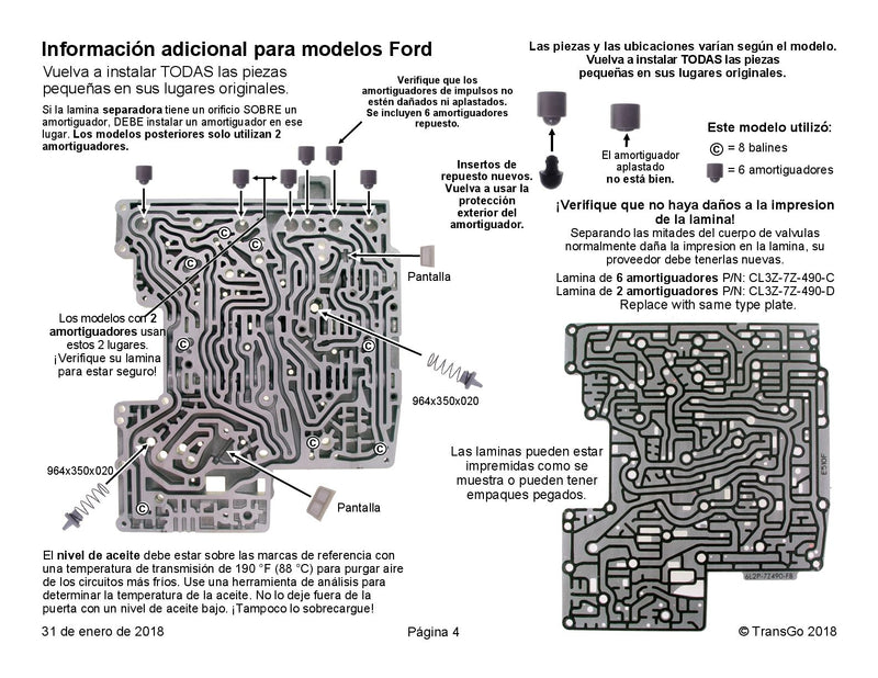 Transgo Shift Kit (2006/14 6R60 6R75 6R80) (2003/UP ZF6HP19 ZF6HP26 ZF6HP32)