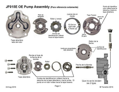 Válvula Control Flujo TransGo JF011E JF015E F1CJA