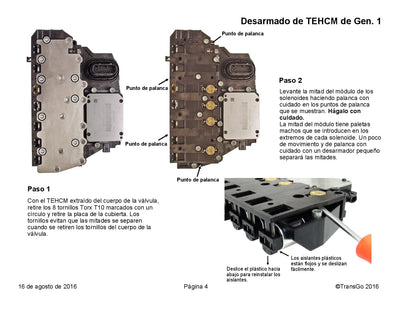 Shift Kit TransGo 2007/12 Gen 1 6T30 6T40 6T45