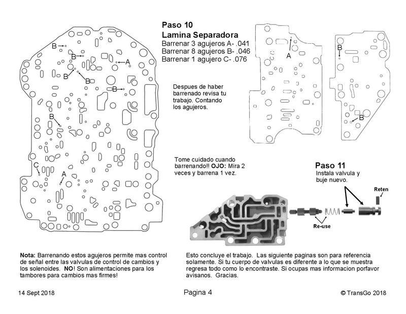 Shift Kit Transgo 09G