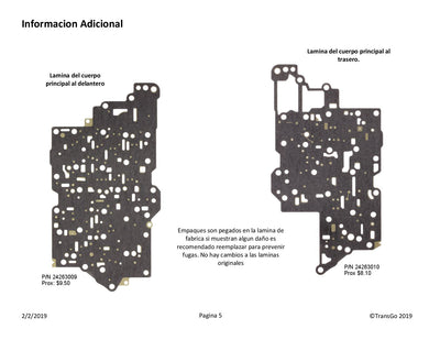 Shift Kit Transgo Gen 2 2013/UP 6T70 6T75 6T80