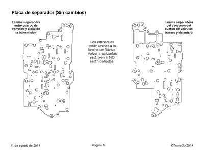 Shift Kit Transgo Facil Instalacion Gen 1 2007/12 6T70 6T75