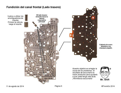 Shift Kit Transgo Facil Instalacion Gen 1 2007/12 6T70 6T75