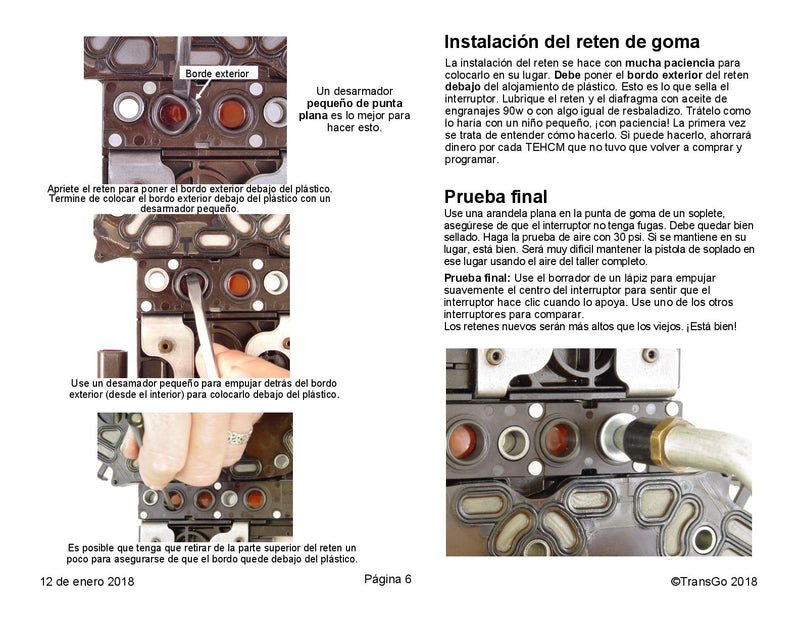Shift Kit Transgo 6L45 6L50 6L80 6L90