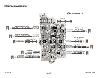 Shift Kit Transgo Gen 2 2013/UP 6T70 6T75 6T80