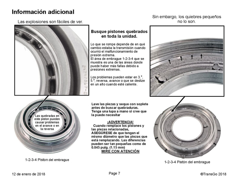 Shift Kit Transgo 6L45 6L50 6L80 6L90
