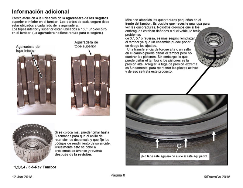 Shift Kit Transgo 6L45 6L50 6L80 6L90