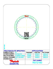 DISCO DE PASTA RAYBESTOS DIRECTA [3-4] ALTA ENERGIA JF506E, 5F31, AG5, 09A, JA5A-EL, 5F31J, RE5F01A