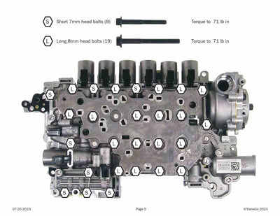 Transgo Shift Kit 2015/UP 8L45 8L90