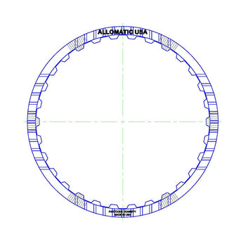 Disco Pasta Allomatic Reversa 30 Dientes .070" 6.535" [2] F4A51 F5A51