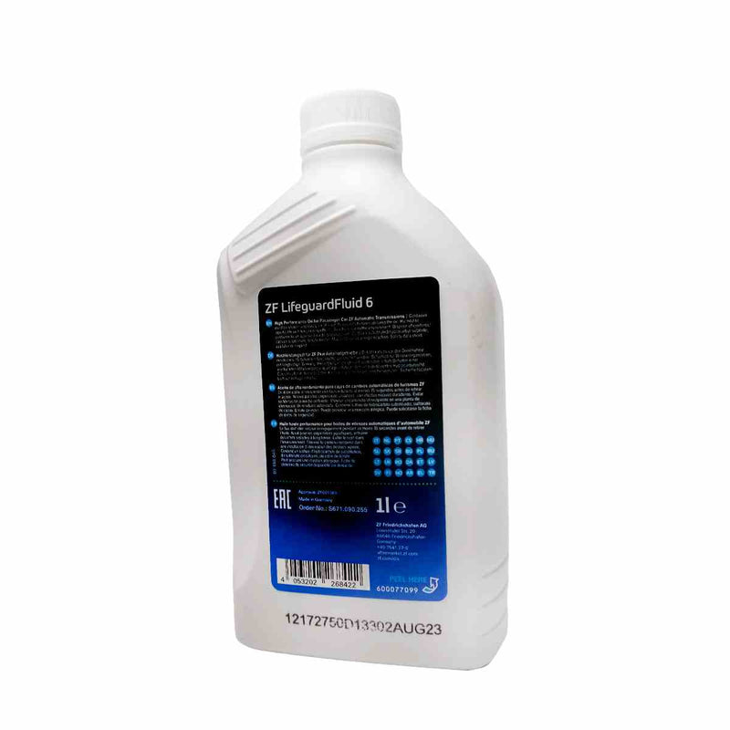 Aceite Caja Automatica ZF LifeguardFluid 6 (6 cambios) 1 Litro (Excepto 6HP19 6HP26 6HP28)