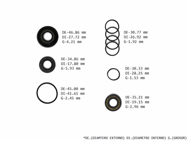 RETENES VALVULA CREMALLERA RENAULT PEUGEOT VARIOS