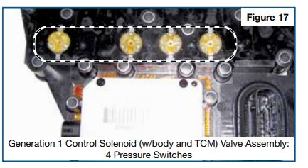 Juego de Solenoides 1ra Gen 2008/11 VBS 6T40