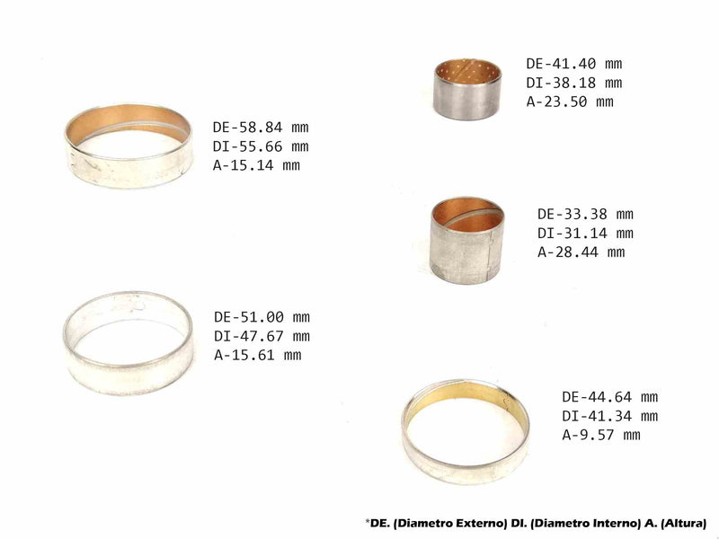 Kit de Bujes TH180 MD3 MD2 3L30 TH180C 