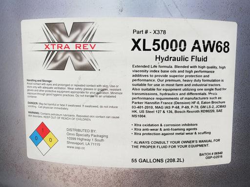 Aceite Hidraulico Xtra Rev XL5000 AW-68 Tambo 208 Litros